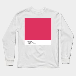 pantone 18-2043 TCX Raspberry Sorbet Long Sleeve T-Shirt